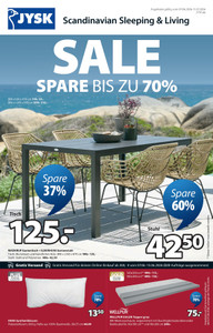 JYSK Prospekt - Spare bis zu 70%