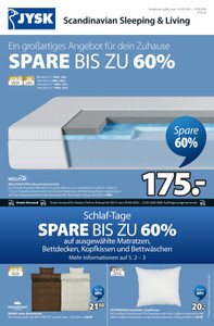 JYSK Prospekt - Ein großartiges Angebot
