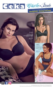 Ceka Prospekt - Wäsche + Mode-Preise + Rabatte gültig vom 04.09.-10.09.2023