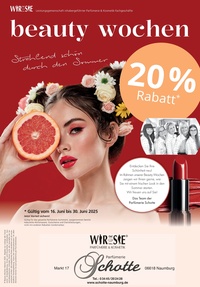 Parfümerie Schotte Prospekt - beauty wochen