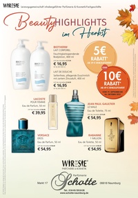 Parfümerie Schotte Prospekt - Beauty Wochen Herbst