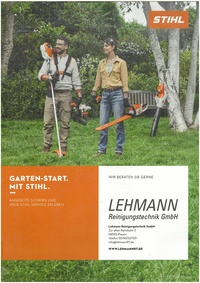 Lehmanns Reinigungsservice Prospekt - Garten-Start.