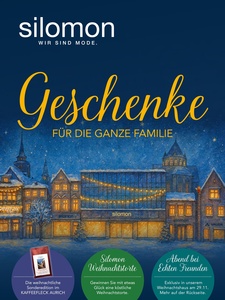 Silomon Prospekt - Geschenke für die ganze Familie