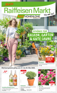 BAG Hohenlohe-Raiffeisen Prospekt - 2026/21 | BAG HRaiffeisen Markt Hohenlohe 