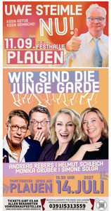 Genius Concerts Prospekt - Uwe Steimle / Wir sind die Junge Garde