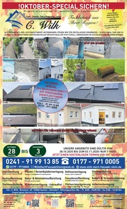 Christoph Wilk Steinreinigung Prospekt - OKTOBER-SPECIAL SICHERN!