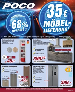 POCO Prospekt - 35€ Möbellieferung