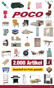 POCO Prospekt - 2000 Artikel dauerhaft im Preis gesenkt