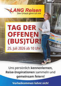 LANG Reisen Prospekt - Tag der offenen Tür
