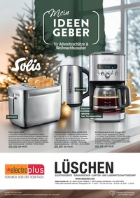 electro plus Lüschen Prospekt - Mein Ideengeber für Adventsschätze und Weihnachtszauber