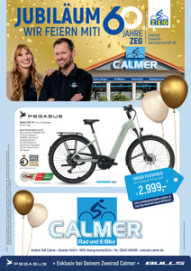 Zweirad Calmer Prospekt - 60 Jahre ZEG