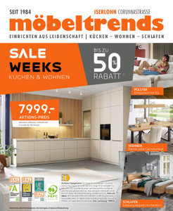 Möbeltrends Iserlohn Prospekt - Angebote ab 17.09. - Seite 1