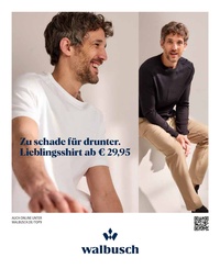 walbusch Prospekt - Angebote ab 02.08.