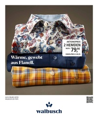 walbusch Prospekt - Angebote ab 01.11.