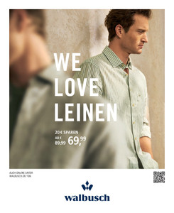 walbusch Prospekt - We love Leinen