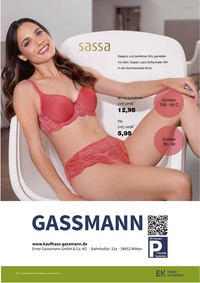 Gassmann Prospekt - Angebote ab 09.09.