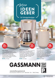 Gassmann Prospekt - Angebote ab 10.03. - Seite 1