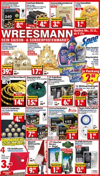 Wreesmann Prospekt - Angebote ab 15.12. - Seite 1