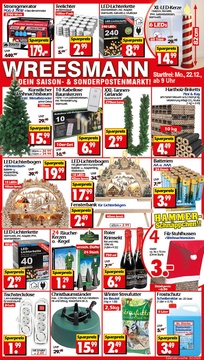 Wreesmann Prospekt - Angebote ab 22.12. - Seite 1