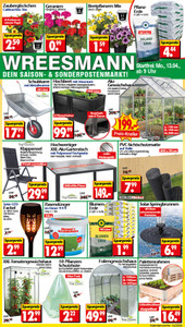 Wreesmann Prospekt - Angebote ab 13.04.