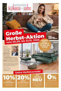 Polstermöbel Külkens & Sohn Prospekt - Angebote ab 05.09.