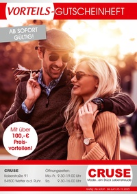 Mode Cruse Prospekt - Angebote ab 17.10.