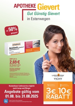 Apotheke Gievert Prospekt - Angebote ab 03.08.