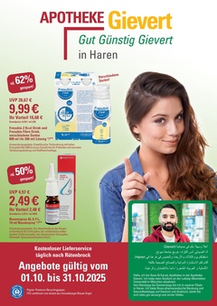 Apotheke Gievert Prospekt - Angebote ab 04.10. - Seite 1