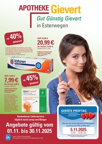 Apotheke Gievert Prospekt - Angebote ab 01.11.