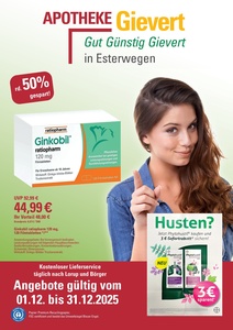 Apotheke Gievert Prospekt - Angebote ab 01.12.