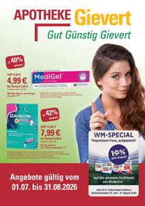 Apotheke Gievert Prospekt - Angebote ab 01.07.