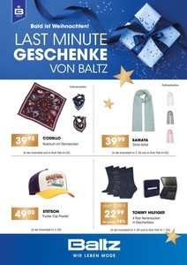 Baltz Prospekt - Last Minute Geschenke