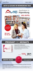 AVIE Prospekt - Avie Apotheken in Papenburg - Angebot Mai 2025