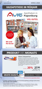 AVIE Prospekt - Avie Apotheken in Papenburg - Angebot März 2026