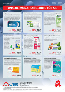 AVIE Prospekt - Avie Apotheken in Papenburg - Angebot April 2026