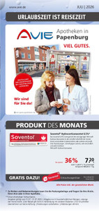 AVIE Prospekt - Avie Apotheken in Papenburg - Angebot Juli 2026