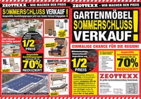Zeottexx Prospekt - 2025/29 | Zeottex Gartenmöbel Abverkauf