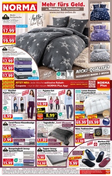 NORMA Prospekt - Angebote ab 17.11. - Seite 1