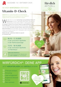 wirfürdich Apotheke Prospekt - wirfürdich Apotheke im Marktkauf