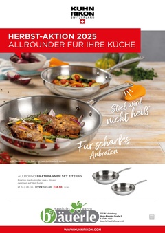 Bäuerle Haushaltswaren Prospekt - Herbst Aktion 2025 - Seite 1