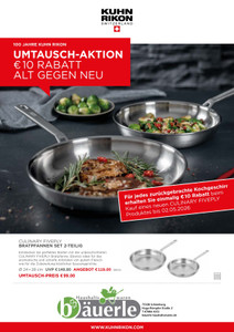 Bäuerle Haushaltswaren Prospekt - Umtausch-Aktion