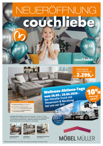 Möbel Müller Prospekt - Couchliebe jetzt bei Möbel Müller