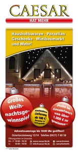Caesar Handelsgesellschaft Prospekt - Angebote ab 30.11.