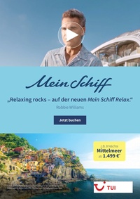 TUI Prospekt - Mein Schiff Relax