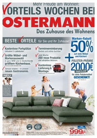 Einrichtungshaus Ostermann Prospekt - Ostermann Vorteilswochen