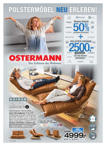 Einrichtungshaus Ostermann Prospekt - Polstermöbel neu erleben