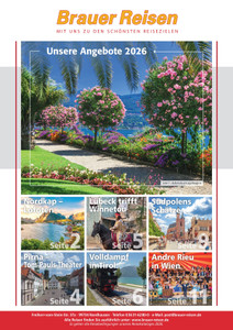 Brauer Reisen Prospekt - Angebote ab 09.05.