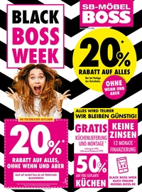 Möbel Boss Prospekt - Black Boss Week