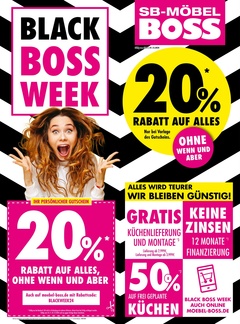 Möbel Boss Prospekt - Black Boss Week