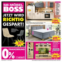 Möbel Boss Prospekt - Angebote ab 09.08.